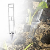 Maxbell Seedling Transplanter Long Handled Bulb Planter Tool for Potatoes Vegetables