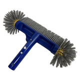 Maxbell Pool Scrub Brush Portable Easy to Use with Round Ends for Tiles Steps Corner