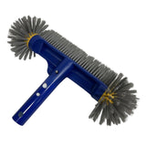Maxbell Pool Scrub Brush Portable Easy to Use with Round Ends for Tiles Steps Corner