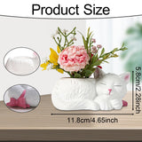 Maxbell Cartoon Cat Flower Pot Creative Plant Pot for Yard Living Room Bedroom Patio