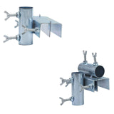 Maxbell Deck Umbrella Holder Tricycle Metal Parasol Holder for Fence Courtyard Chair Horizontal