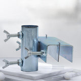 Maxbell Deck Umbrella Holder Tricycle Metal Parasol Holder for Fence Courtyard Chair Horizontal