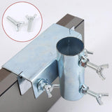 Maxbell Deck Umbrella Holder Tricycle Metal Parasol Holder for Fence Courtyard Chair Horizontal