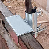 Maxbell Deck Umbrella Holder Tricycle Metal Parasol Holder for Fence Courtyard Chair Horizontal