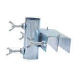 Maxbell Deck Umbrella Holder Tricycle Metal Parasol Holder for Fence Courtyard Chair Horizontal