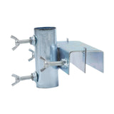 Maxbell Deck Umbrella Holder Tricycle Metal Parasol Holder for Fence Courtyard Chair Horizontal