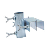 Maxbell Deck Umbrella Holder Tricycle Metal Parasol Holder for Fence Courtyard Chair Horizontal