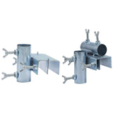 Maxbell Deck Umbrella Holder Tricycle Metal Parasol Holder for Fence Courtyard Chair Horizontal