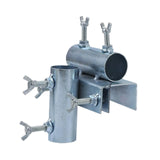 Maxbell Deck Umbrella Holder Tricycle Metal Parasol Holder for Fence Courtyard Chair Vertical Horizontal