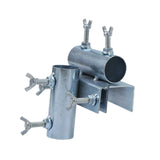 Maxbell Deck Umbrella Holder Tricycle Metal Parasol Holder for Fence Courtyard Chair Vertical Horizontal