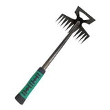Maxbell Agricultural Cultivator High Carbon Steel for Gardening Mulching Cultivating Green handle