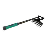 Maxbell Agricultural Cultivator High Carbon Steel for Gardening Mulching Cultivating Green handle