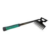 Maxbell Agricultural Cultivator High Carbon Steel for Gardening Mulching Cultivating Green handle