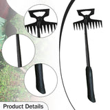 Maxbell Agricultural Cultivator High Carbon Steel for Gardening Mulching Cultivating Black handle