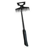 Maxbell Agricultural Cultivator High Carbon Steel for Gardening Mulching Cultivating Black handle