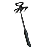 Maxbell Agricultural Cultivator High Carbon Steel for Gardening Mulching Cultivating Black handle