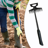 Maxbell Agricultural Cultivator High Carbon Steel for Gardening Mulching Cultivating Black handle