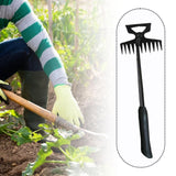 Maxbell Agricultural Cultivator High Carbon Steel for Gardening Mulching Cultivating Black handle