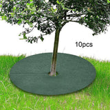 Maxbell 10Pcs Tree Mulch Rings for Weed Control Landscape Round Fruit Tree Protector 72cm 8cm Hole
