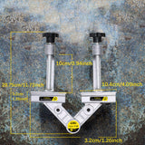 Maxbell Multi Angle Clamp Sturdy Aluminum for Picture Framing Wooden Boards Shelving