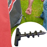Maxbell Earth Anchor Strong Stand Base Camping Tent Anchor for Canopies Swing Garden