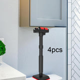 Maxbell 4Pcs Bathroom Cabinet Install Support Rods Telescopic Poles for Door Garage