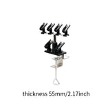 Maxbell Airbrush Clamp on Holder for Garage or Workspace Sturdy Hold 6 Airbrush Pens