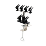 Maxbell Airbrush Clamp on Holder for Garage or Workspace Sturdy Hold 6 Airbrush Pens