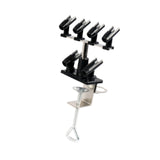 Maxbell Airbrush Clamp on Holder for Garage or Workspace Sturdy Hold 6 Airbrush Pens
