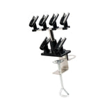 Maxbell Airbrush Clamp on Holder for Garage or Workspace Sturdy Hold 6 Airbrush Pens