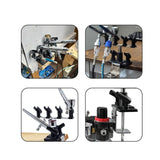 Maxbell Airbrush Clamp on Holder for Garage or Workspace Sturdy Hold 6 Airbrush Pens