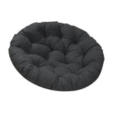 Maxbell Round Chair Cushion Comfortable Hanging Basket Chair Cushion for Living Room black