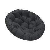 Maxbell Round Chair Cushion Comfortable Hanging Basket Chair Cushion for Living Room black