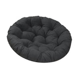 Maxbell Round Chair Cushion Comfortable Hanging Basket Chair Cushion for Living Room black