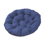 Maxbell Round Chair Cushion Comfortable Hanging Basket Chair Cushion for Living Room Navy