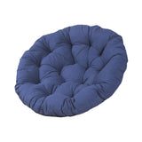 Maxbell Round Chair Cushion Comfortable Hanging Basket Chair Cushion for Living Room Navy