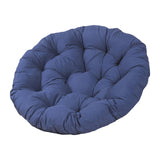 Maxbell Round Chair Cushion Comfortable Hanging Basket Chair Cushion for Living Room Navy