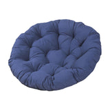 Maxbell Round Chair Cushion Comfortable Hanging Basket Chair Cushion for Living Room Navy