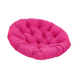 Maxbell Round Chair Cushion Comfortable Hanging Basket Chair Cushion for Living Room Rose red