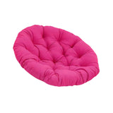Maxbell Round Chair Cushion Comfortable Hanging Basket Chair Cushion for Living Room Rose red