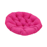 Maxbell Round Chair Cushion Comfortable Hanging Basket Chair Cushion for Living Room Rose red