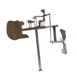 Maxbell Drummer Windmill Garden Decoration Metal Garden Stake for Outdoor Path Porch