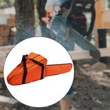 Maxbell Chainsaw Case Dustproof Multipurpose Zipper Chainsaw Carrying Bag for Travel Orange