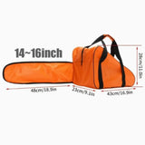 Maxbell Chainsaw Case Dustproof Multipurpose Zipper Chainsaw Carrying Bag for Travel Orange