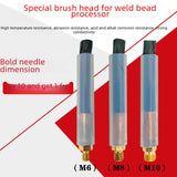 Maxbell Weld Cleaning Brush for Weld Bead Processors Accessories Lightweight Utility M8