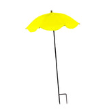 Maxbell Plant Umbrella with Metal Stake Weatherproof Sun Shade Cloth for Garden Beds Yellow