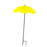 Maxbell Plant Umbrella with Metal Stake Weatherproof Sun Shade Cloth for Garden Beds Yellow