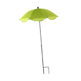 Maxbell Plant Umbrella with Metal Stake Weatherproof Sun Shade Cloth for Garden Beds Green