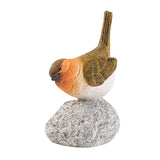Maxbell Bird Statue with Stone Crafts Resin Sculpture for Cabinet Living Room Garden 6.5x6x12cm