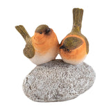 Maxbell Bird Statue with Stone Crafts Resin Sculpture for Cabinet Living Room Garden 9.5x9x12cm